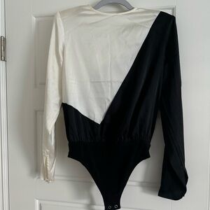 Express Black and White Bodysuit